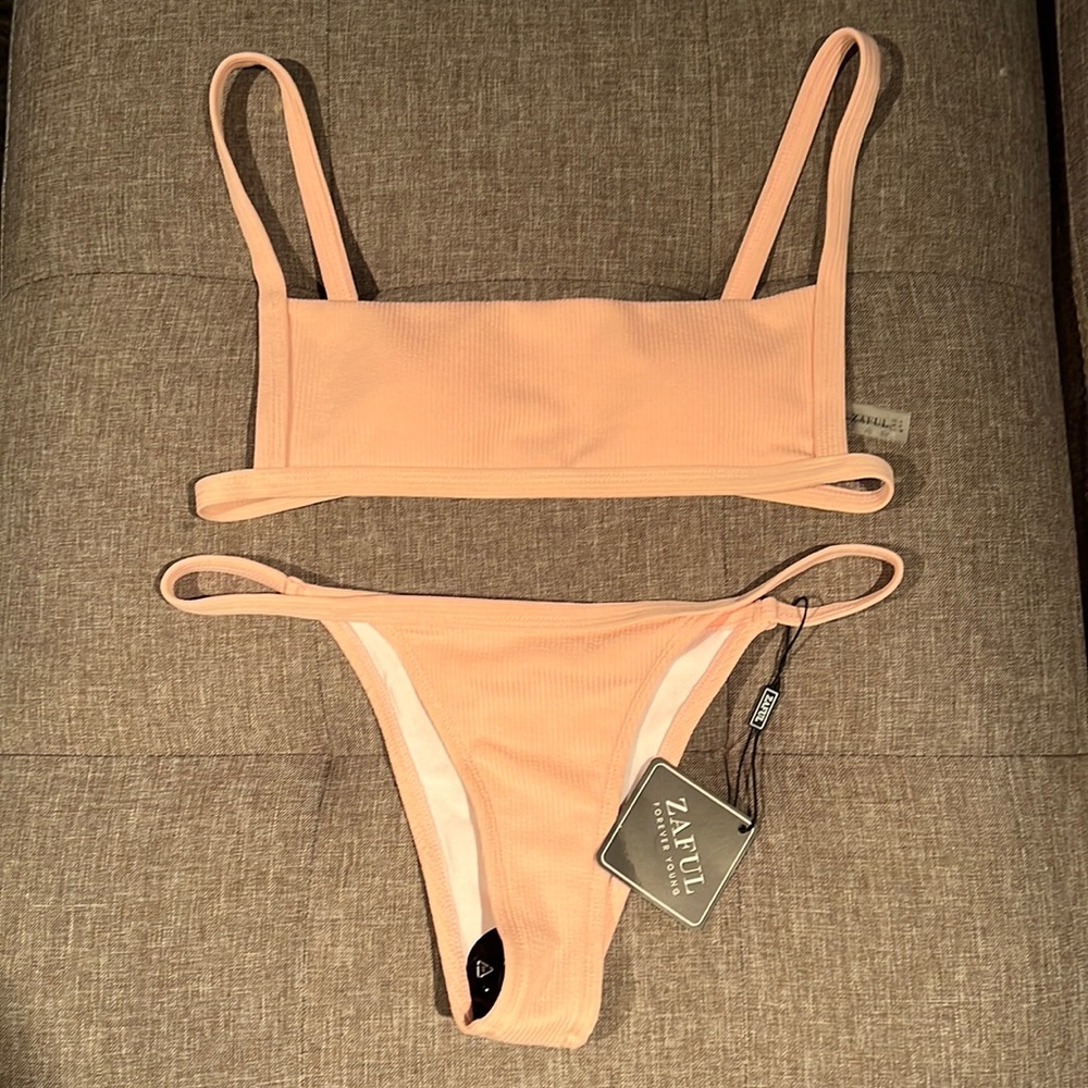 Zaful Blush Pink Bikini